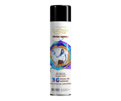 SPRAY UG PRETO BRILHANTE 400ml LEV&UZE