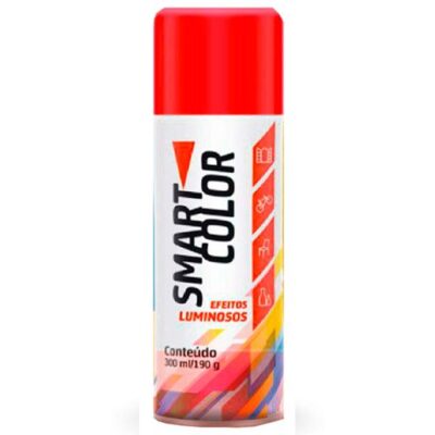 Spray smart color 300ml efeito luminoso vermelho