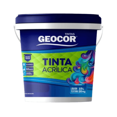 Tinta Latex Interior amarelo canário Geocor 15L